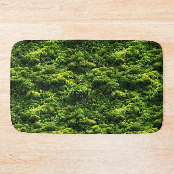 Item preview, Lush Green Woodland Moss Seamless Pattern designed and sold by NTGUILTY.