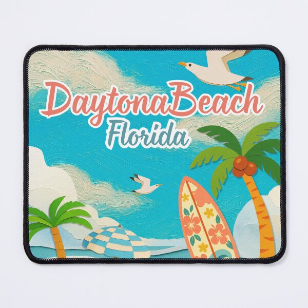 Item preview, Daytona Beach Florida Paper Craft Beach Art | Vacation Souvenir Design designed and sold by DonnaRaine.