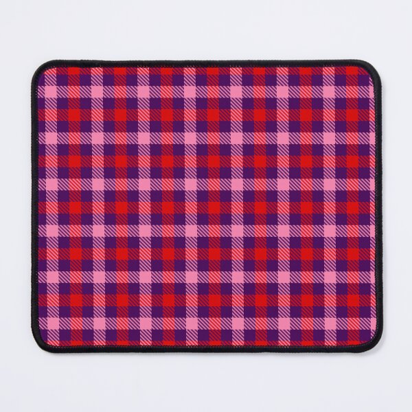 Item preview, Red And Pink Tiny Gingham Check Purple  designed and sold by PatternTitan.