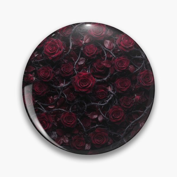Item preview, Dark Red Roses And Black Thorns designed and sold by Owcomm.