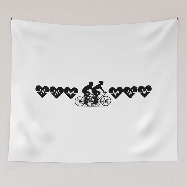 Item preview, Cycling Tandem Love - Cycling Couple Gift designed and sold by Rogi74.