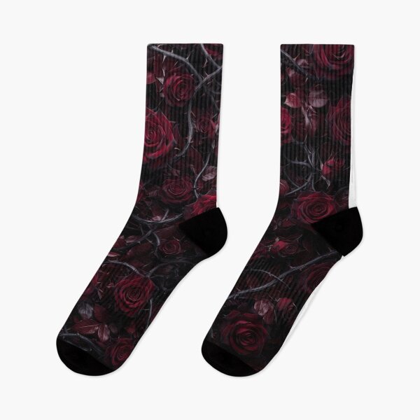 Item preview, Dark Red Roses And Black Thorns designed and sold by Owcomm.