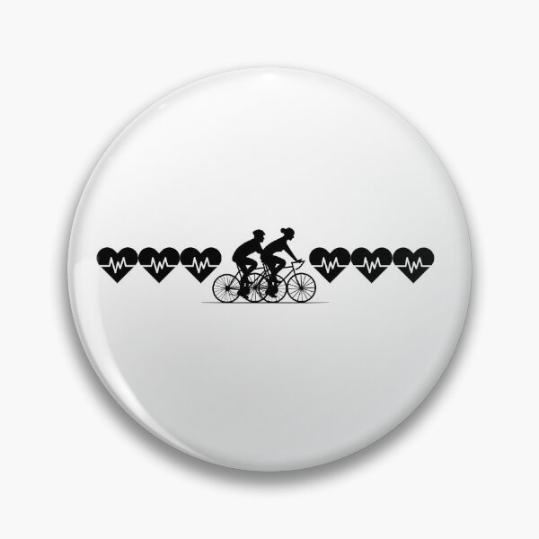 Item preview, Cycling Tandem Love - Cycling Couple Gift designed and sold by Rogi74.