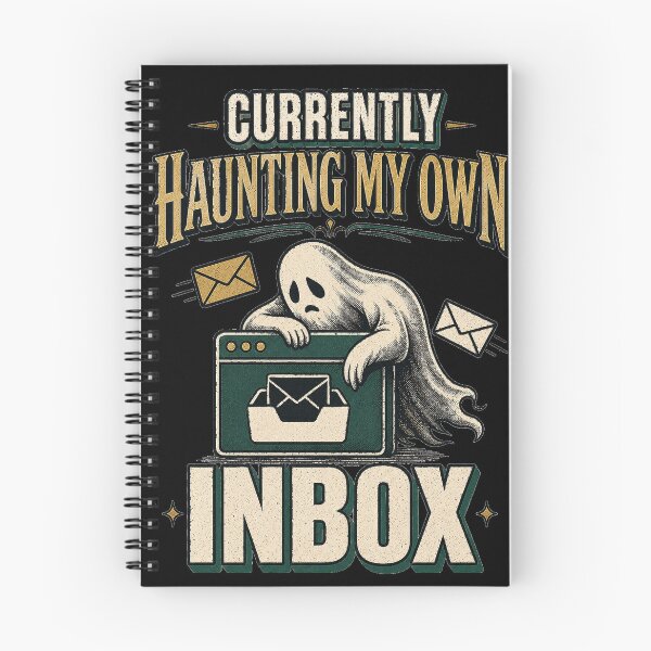Item preview, Currently Haunting My Own Inbox - Ghost Office Humor designed and sold by moderntshirt1.