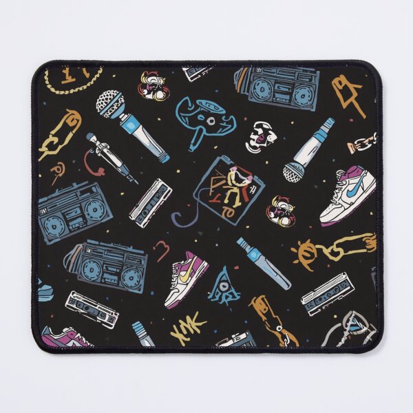 Item preview, 80s Hip Hop Doodles Retro Seamless Pattern designed and sold by MargaretPolanco.