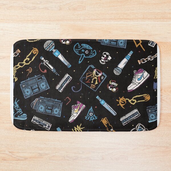 Item preview, 80s Hip Hop Doodles Retro Seamless Pattern designed and sold by MargaretPolanco.