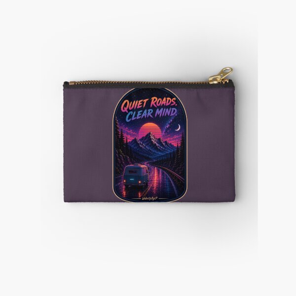Item preview, Quiet Roads Clear Mind – Retro Camper Journey designed and sold by WakeUpByLP.