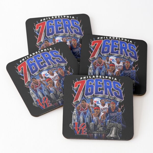 Aperçu de l'œuvre Philadelphia 76ers Sixers Ville de l'amour fraternel Allen Iverson créée et vendue par igotstupidjuice.