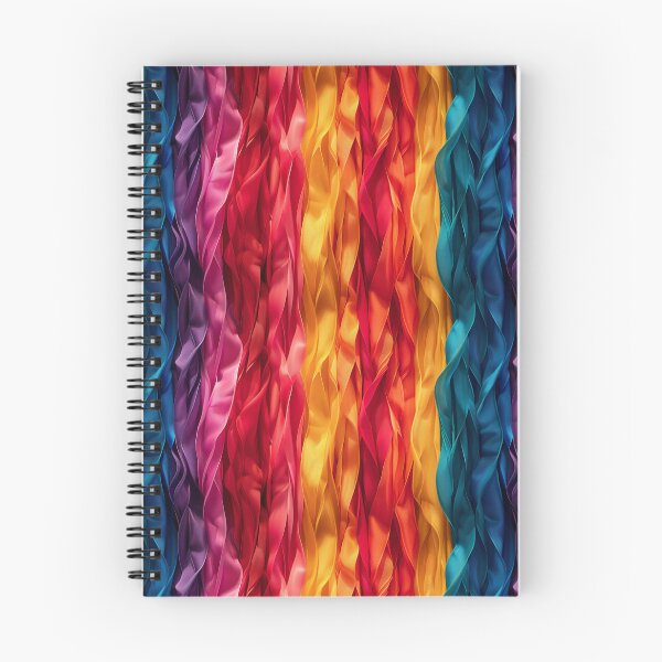 Item preview, Vibrant Wavy Rainbow Ribbon Abstract Pattern designed and sold by NTGUILTY.