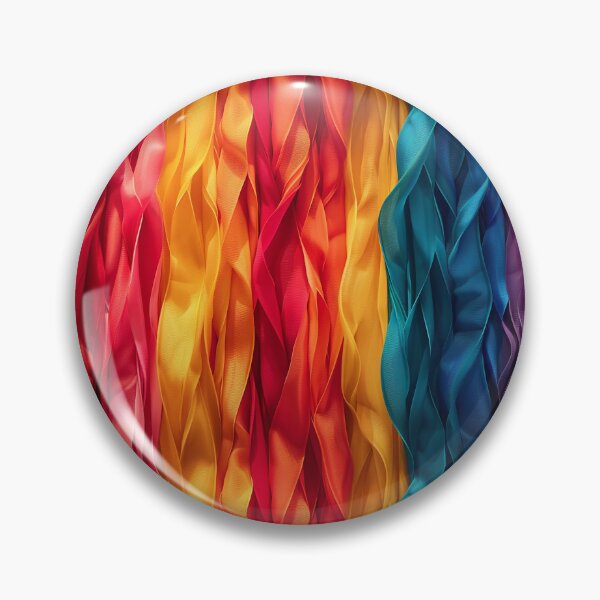 Item preview, Vibrant Wavy Rainbow Ribbon Abstract Pattern designed and sold by NTGUILTY.