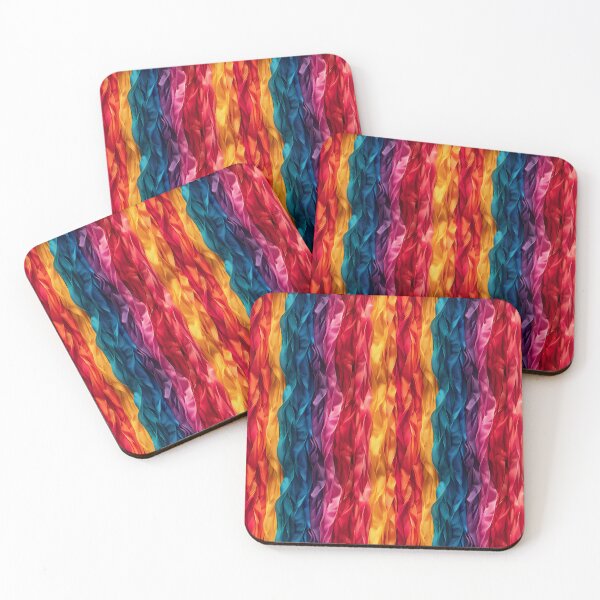 Item preview, Vibrant Wavy Rainbow Ribbon Abstract Pattern designed and sold by NTGUILTY.