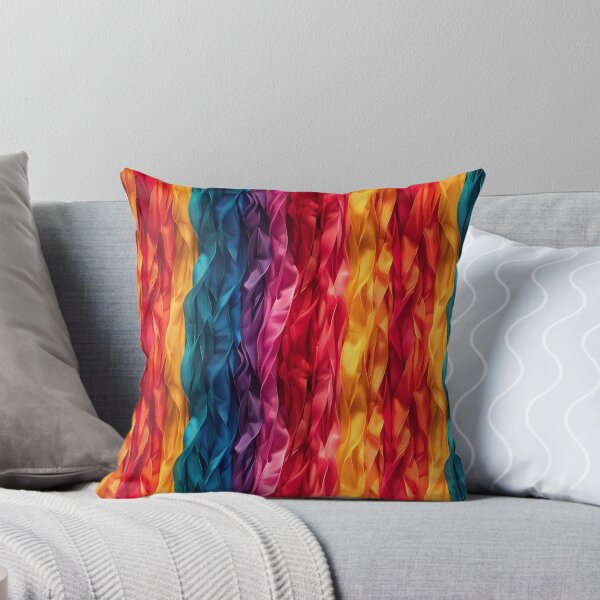 Item preview, Vibrant Wavy Rainbow Ribbon Abstract Pattern designed and sold by NTGUILTY.