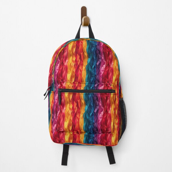 Item preview, Vibrant Wavy Rainbow Ribbon Abstract Pattern designed and sold by NTGUILTY.