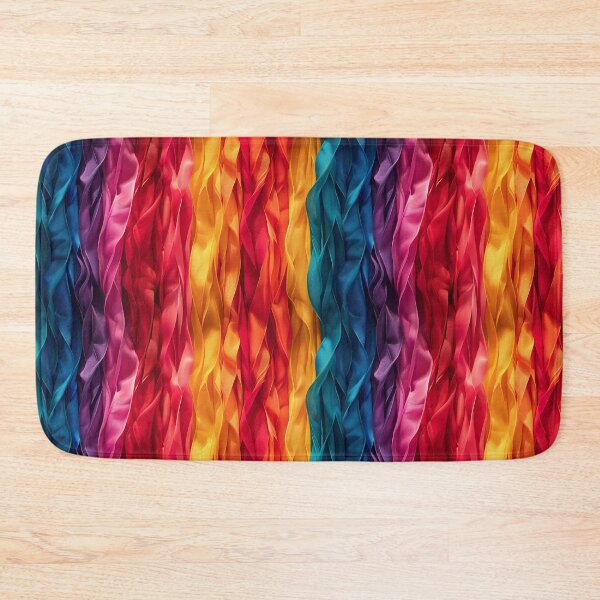 Item preview, Vibrant Wavy Rainbow Ribbon Abstract Pattern designed and sold by NTGUILTY.