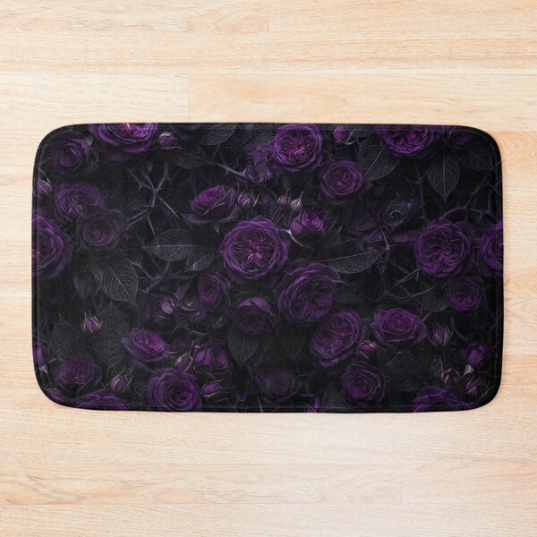 Item preview, Dark Purple Roses And Thorns Pattern designed and sold by Owcomm.