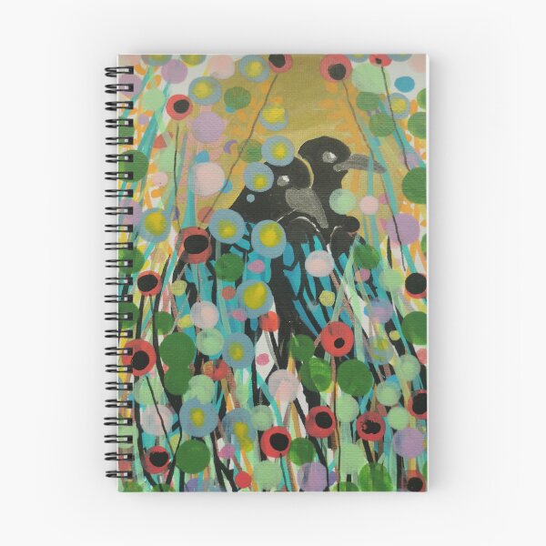 Item preview, Blackbirds among the Flowers designed and sold by GhostDogDesigns.