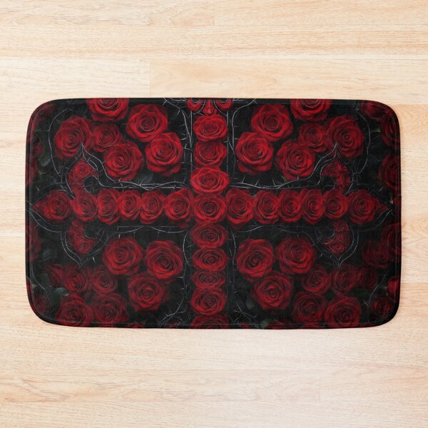 Item preview, Gothic Cross Made Of Red Roses designed and sold by Owcomm.
