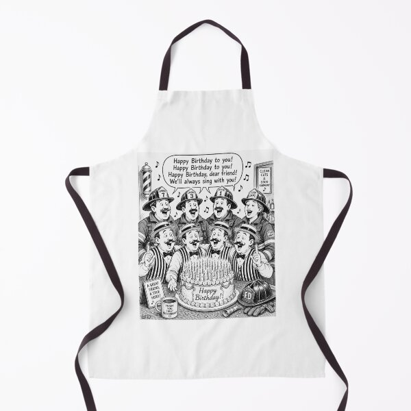Item preview, Canto de cumpleaños en la barbería con los bomberos: un divertido espectáculo de canto de los servicios de emergencia. designed and sold by TerScott.