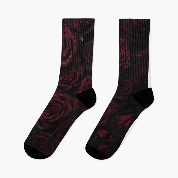 Item preview, Dark Crimson Rose Garden Floral Pattern designed and sold by Owcomm.