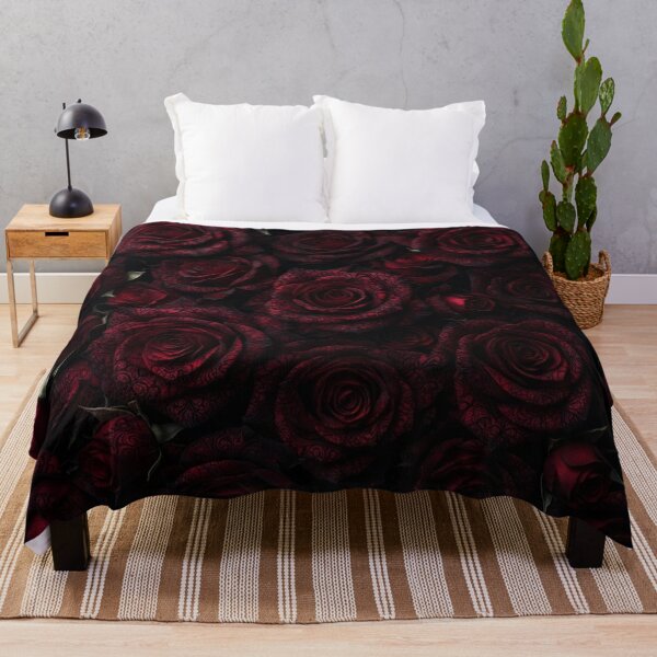 Item preview, Dark Crimson Rose Garden Floral Pattern designed and sold by Owcomm.