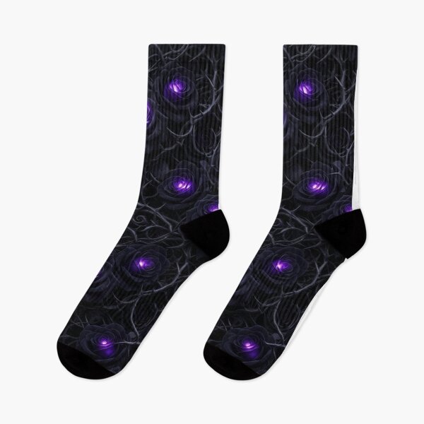 Item preview, Dark Purple Glowing Roses and Thorns designed and sold by Owcomm.