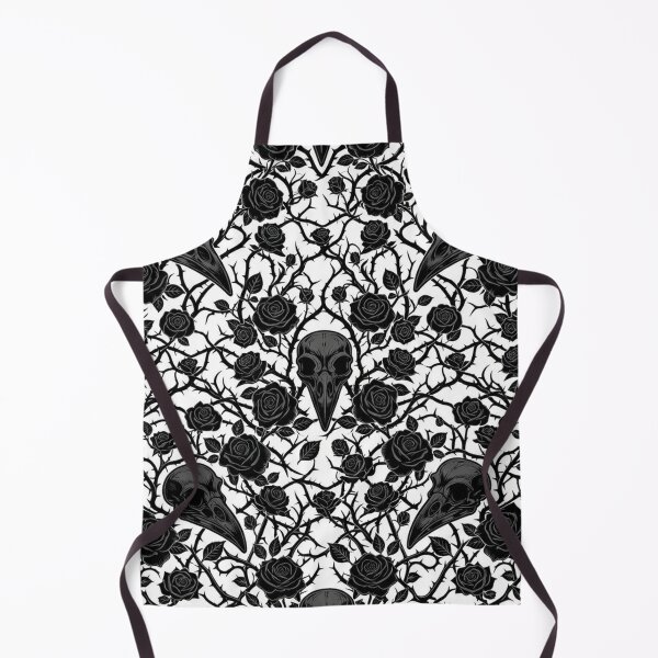 Item preview, Dark Gothic Roses and Bird Skulls Pattern designed and sold by Owcomm.