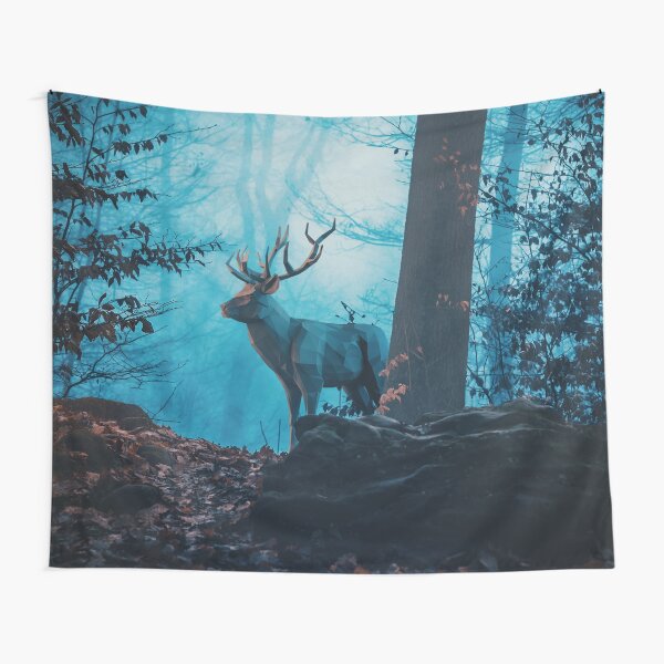 Blue Forest Tapestry