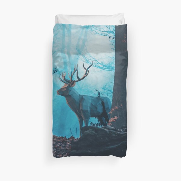 Blue Forest Duvet Cover