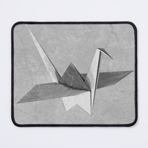 Item preview, Folded Paper Crane Origami Bird Sculpture designed and sold by Ghoul Enterprises.