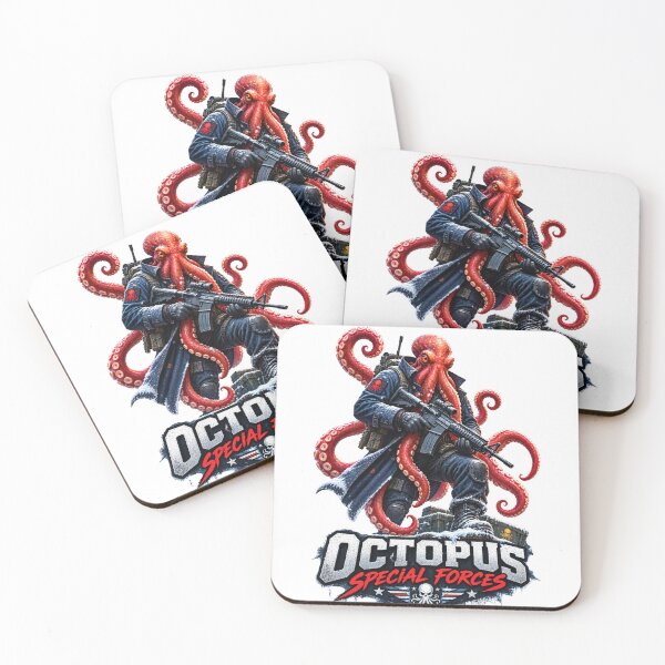 Item preview, Octopus Special Forces designed and sold by timiparkerart.