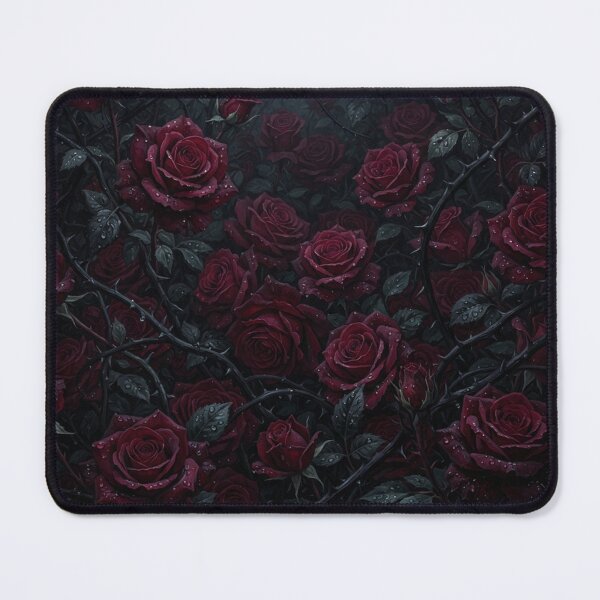 Item preview, Dark Gothic Roses Thorns Pattern designed and sold by Owcomm.