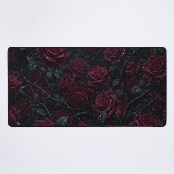 Item preview, Dark Gothic Roses Thorns Pattern designed and sold by Owcomm.