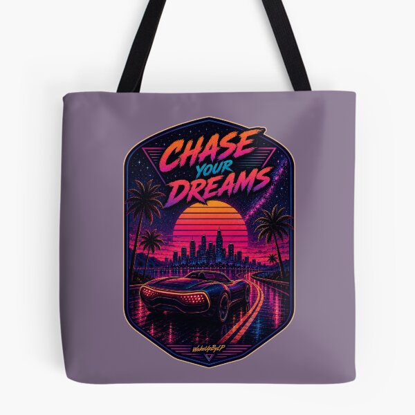 Item preview, Chase Your Dreams – Neon Roadster Journey designed and sold by WakeUpByLP.