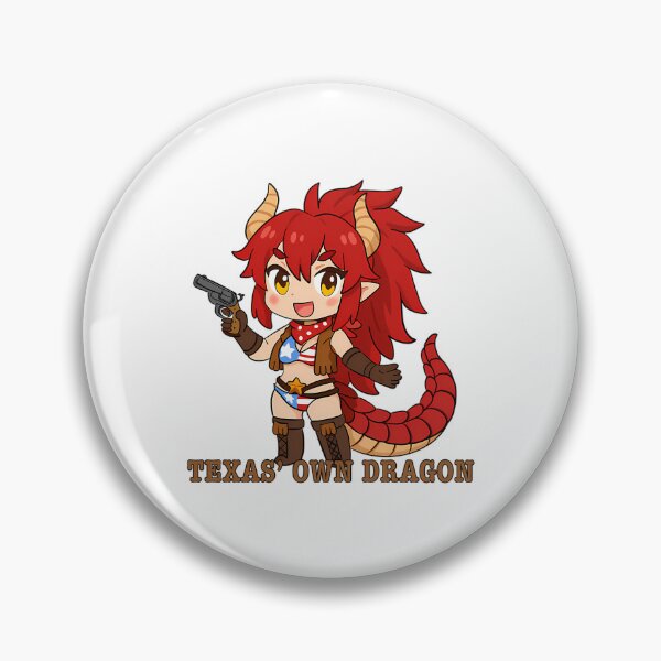 Item preview, Texas' Own Dragon Zentreya Chibi Sticker Design (Texas Bikini Edition) designed and sold by EdieSeal.