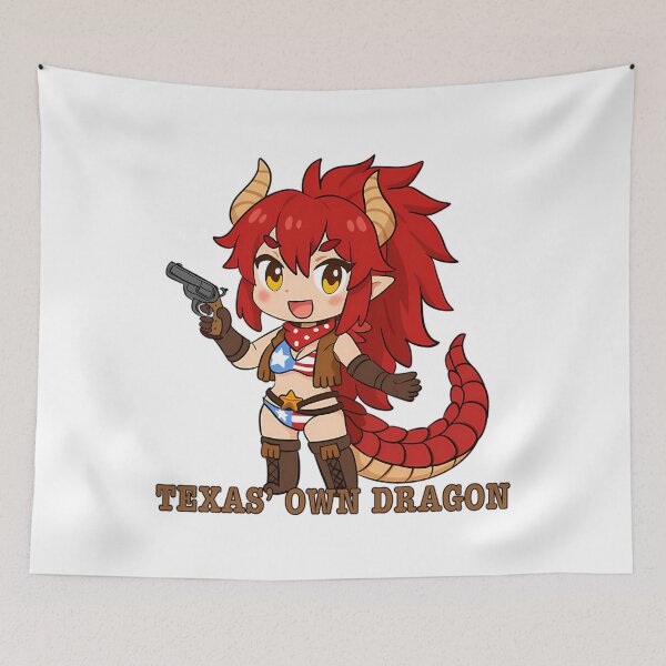 Item preview, Texas' Own Dragon Zentreya Chibi Sticker Design (Texas Bikini Edition) designed and sold by EdieSeal.