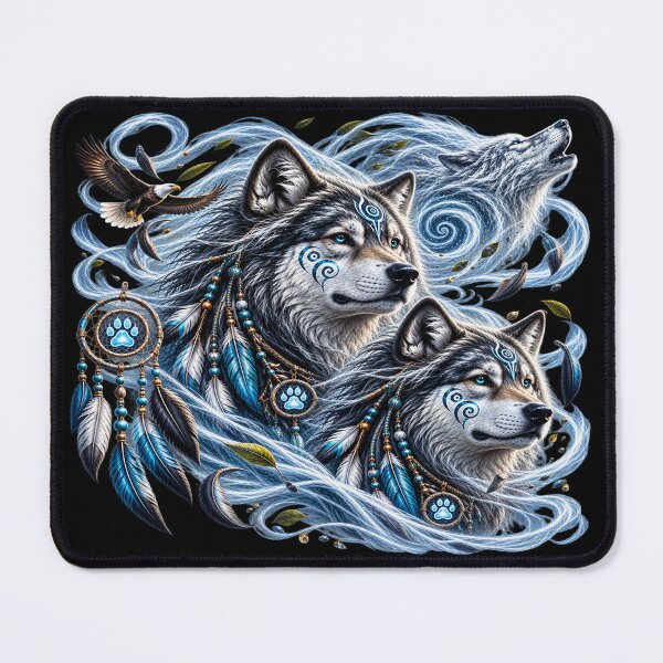 Item preview, Wind Wolves – Guardians of the Eternal Sky designed and sold by TroviTutto.