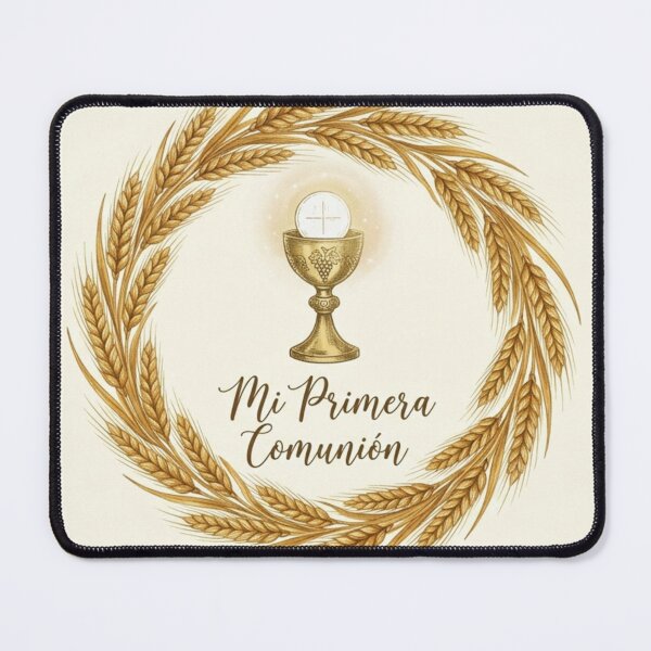 Item preview, My First Communion Chalice and Vintage Wheat designed and sold by MantoSagrado.