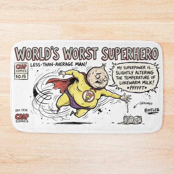 Item preview, World's Worst Superhero – Funny Bootleg Comic designed and sold by Maria Garcia´s.