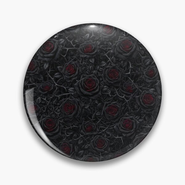 Item preview, Dark Gothic Rose Pattern with Thorns designed and sold by Owcomm.