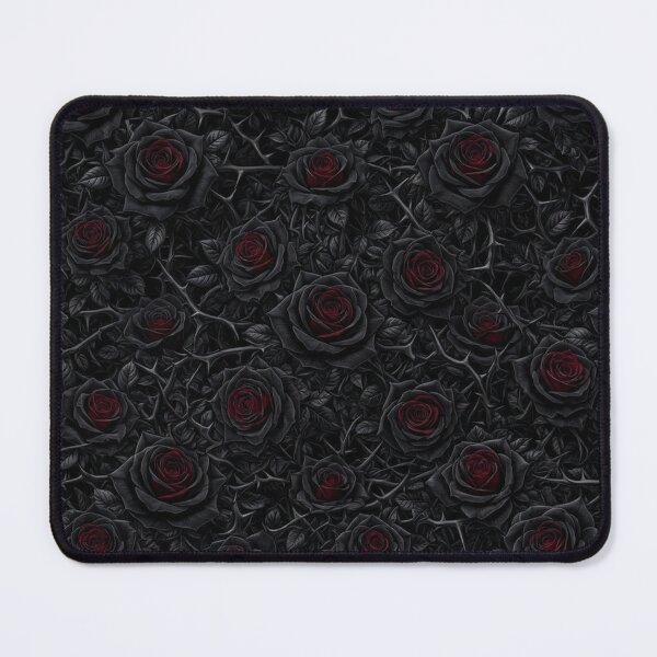 Item preview, Dark Gothic Rose Pattern with Thorns designed and sold by Owcomm.