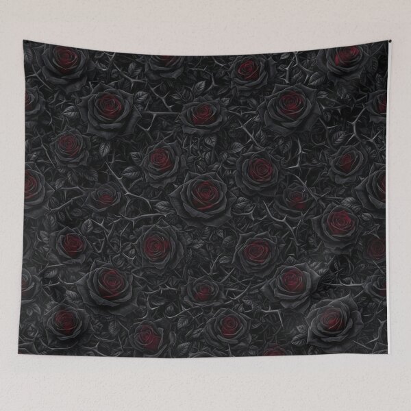 Item preview, Dark Gothic Rose Pattern with Thorns designed and sold by Owcomm.