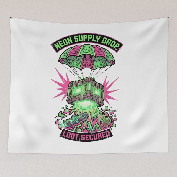 Item preview, Tactical Supply - Retro Neon Airdrop designed and sold by conamor-bymel.