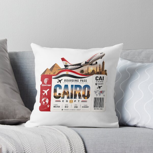 Item preview, Cairo Boarding Pass | Cairo Flight Ticket Art | Ancient Egyptian Horus Design  designed and sold by GulfSignature.