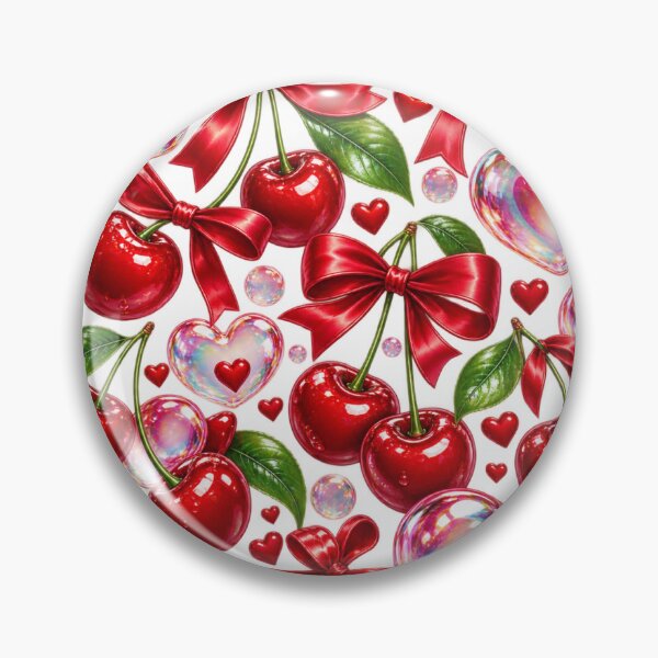 Item preview, Cherry bow pop designed and sold by Gemstyles.