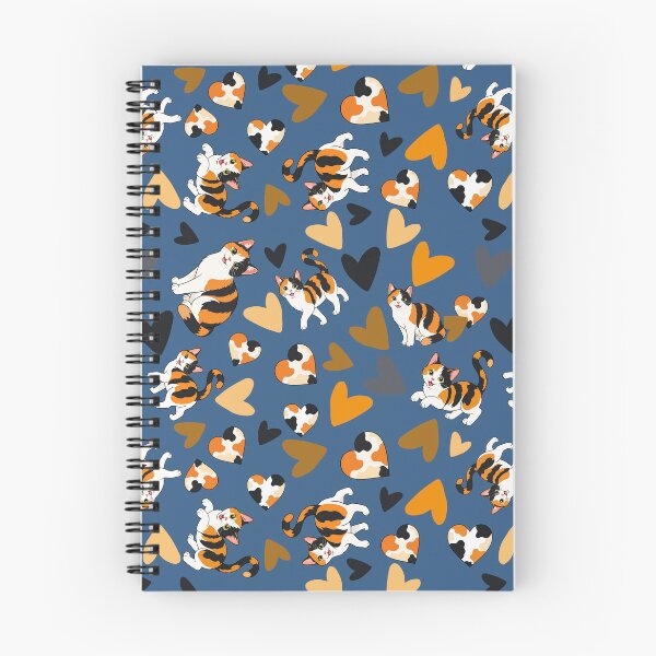 Item preview,  Calico cat and heart pattern designed and sold by BigfeetLittlepaws.
