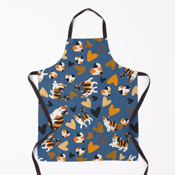 Item preview,  Calico cat and heart pattern designed and sold by BigfeetLittlepaws.