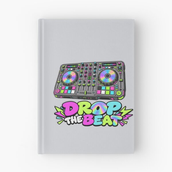 Item preview, Drop The Beat – Neon DJ Music Graphic T-Shirt designed and sold by Aimetoi.