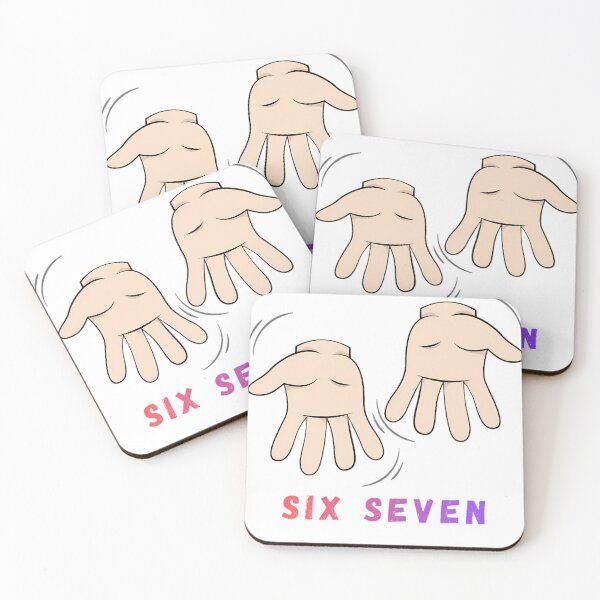 Item preview, Six Seven Meme Streetwear Hand Sign - Light Edition designed and sold by JulSaMar03.