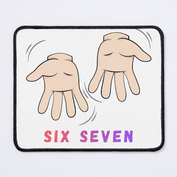 Item preview, Six Seven Meme Streetwear Hand Sign - Light Edition designed and sold by JulSaMar03.