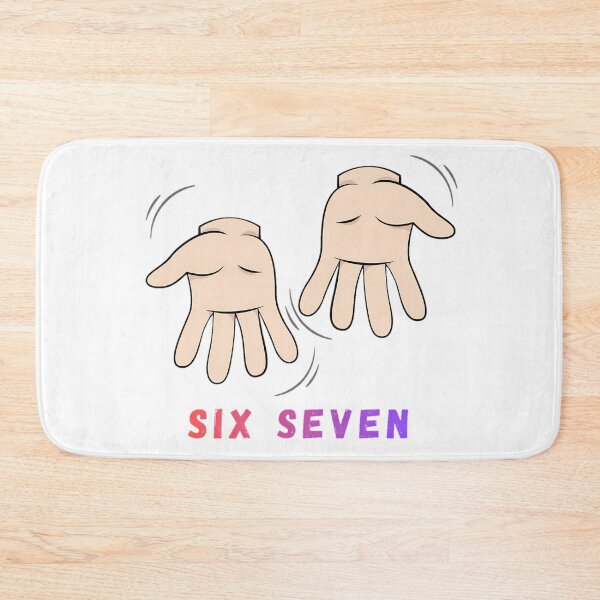 Item preview, Six Seven Meme Streetwear Hand Sign - Light Edition designed and sold by JulSaMar03.